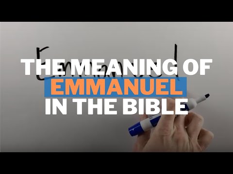 What is another word for Immanuel?