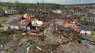 Devastating Scope Of Damage Across Little Rock, Wynne From Deadly Arkansas Tornadoes