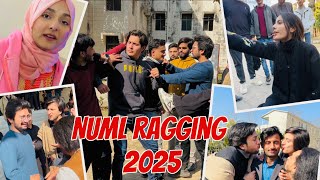 INSANE RAGGING DAY AT NUML UNIVERSITY..! Freshers facing challenges 🧲