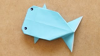 折り紙 さんまの折り方 魚のおりがみ 2d Paper Saury Fish Diy Tutorial