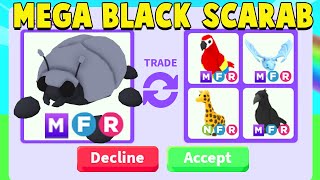 I Traded a MEGA BLACK SCARAB in Adopt Me!