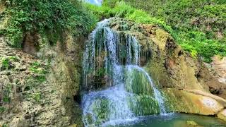 Giza Banta Falls and the sea at Keiza Cliff in Yaese Town