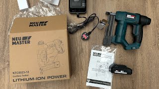 Unboxing NEU Master cordless tracker [ NTC0023-18 ]