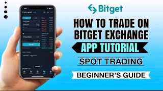 How to TRADE on BITGET mobile app for BEGINNERS | Spot Trading Tutorial