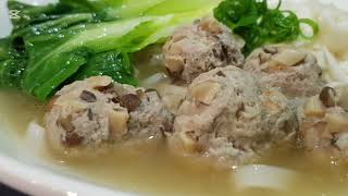 Thai Rice Noodles Soup With Pork Minced