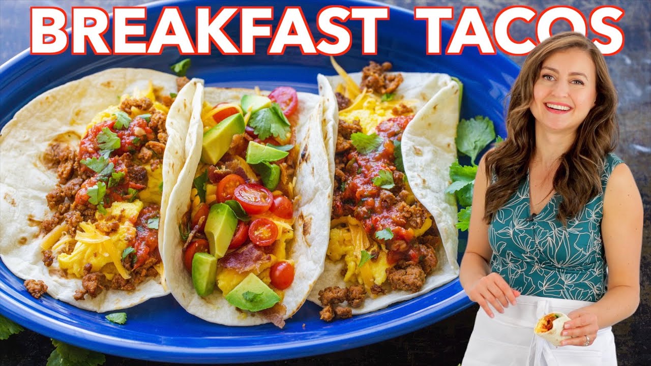 Easy Breakfast Tacos Recipe Two Ways Love To Eat Blog
