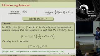 Iterative regularization via dual diagonal descent - Villa - Workshop 3 - CEB T1 2019