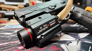 feyachi LF-38 Red laser flashlight combination. unboxing and first look.