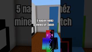 5 nagyon nehéz Clutchot megcsináltam 😳🤯 #foryou #minecraft #fy #minecraftbuilding