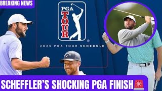 Scottie Scheffler’s Surprising PGA Championship Exit 😳 | Why the World No. 1 Left Smiling
