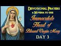 DEVOTIONAL PRAYERS AND NOVENA TO THE IMMACULATE HEART OF THE BLESSED VIRGIN MARY - DAY THREE