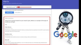 Google Alerts - Monitor Google For Specific Keywords