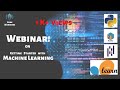 Getting Started with Machine Learning by Code Warriors | Machine Learning | Numpy | Pandas | ML