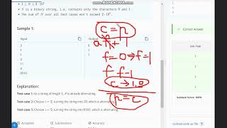 Alternating Binary String | ALBS | Codechef STARTERS 130 | Full Solution with code