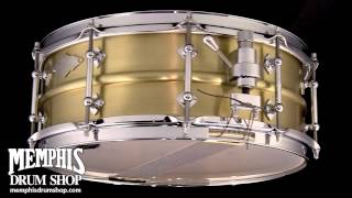 Craviotto 14 x 5.5 Masters Metal AK Brass Snare Drum (CRAKBRASS5514-105031318) - 360