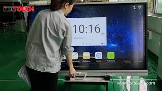 Demo Video for NT Series Interactive Display touchscreen panel