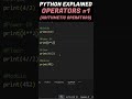 Python Basics #001 Arithmetic Operators #analystrising #coding #pythonoperators