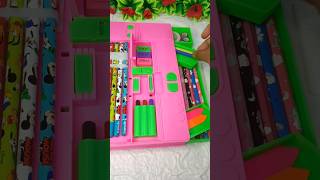 Filling pencil box with stationary items#shorts #filling #trending #viral #stationery  #pencilcase