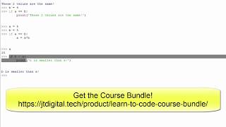 If Statements | Learn to Code with Python #12
