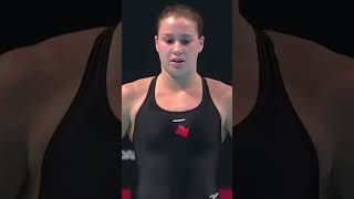 加拿大1米跳板美少女 Mia Vallee | Canada beautiful 1 meter springboard #shorts #shortvideo #sports #highlights