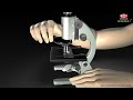 microscope working in animation