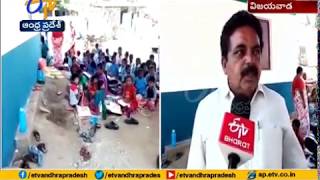 Aided School Students Seek School Building | in Nidamanuru