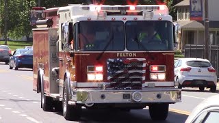 Felton Fire Company Engine 48-4 Responding