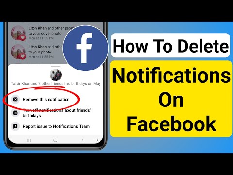 How to Delete Notifications on Facebook (2023) Delete Facebook Notifications