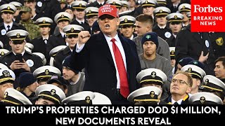 Trump’s Properties Charged Defense Department Nearly $1 Million, New Documents Reveal