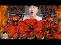 ASMR MUKBANG | FIRE Noodle & Spicy Seafood & Octopus & Kingcrab | COOKING & EATING SOUND!