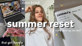 PRZYGOTUJMY SIĘ NA WAKACJE! | glow up, vision board, summer bucket list ☀️