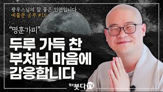 지심귀명례 광우스님의 예불문 공부 16회(종결) | 명훈가피 두루 가득 찬 부처님 마음에 감응합니다 | 광우스님의 참 좋은 인연  | 불교공부 마음행복 좋은말씀