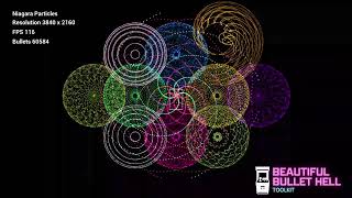 Beautiful Bullet Hell Toolkit - Stress Test 1 - 100,000+ projectiles