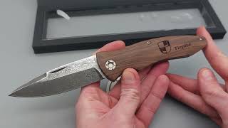 Böker Tirpitz Damast Wood 42 Made in Germany Knife Unboxing Review Vorstellung | Söldner Messerladen