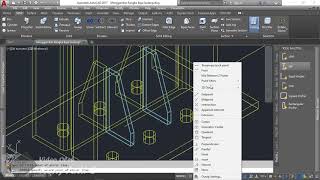 Menggambar Rangka Gudang 3D dengan Autocad Part 1