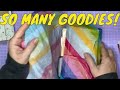 Unboxing huge Happy mail box! - Journaling and paper craft supplies