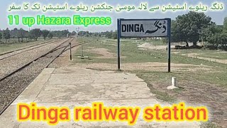 Travel with Dinga railway station to lalamusa junction railway station part # 2