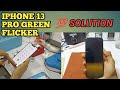 How to fix iphone 13 pro screen flicker,iphone 13 pro green flicker 100% solution,iphone green/white