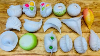 学会这些手法，保准你在酒楼有一席之地！Different ways to wrap dumplings and buns.