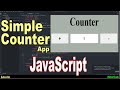 Simple Counter JavaScript | JavaScript Project For Students | #SmartCode
