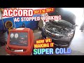 AC stopped working while driving on Honda Accord 2013 to 2017 | Recharge AC make it SUPER COLD