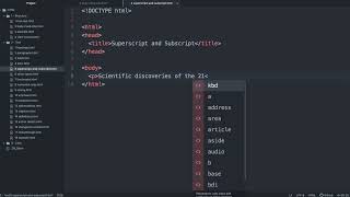 𝗟𝗘𝗖𝗧𝗨𝗥𝗘#𝟵: Practice Session: Mastering HTML Superscript & Subscript tags #html #htmltutorial