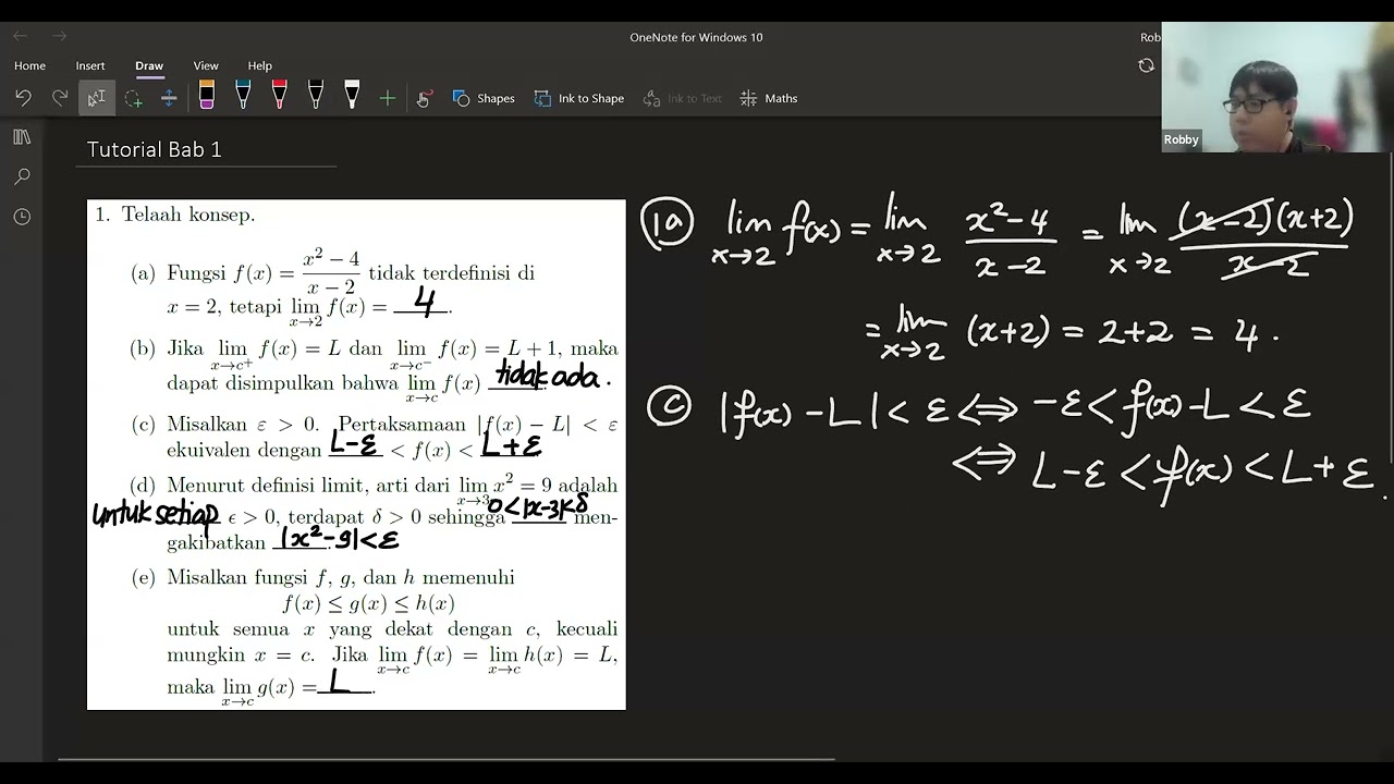 2023 MA1101 Matematika 1A K02K07 29092023 Tutorial 3 Part 1 Bersama ...