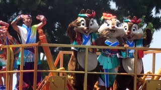 TDL ディズニー夏祭り2017「燦水サマービート」お出迎えとお見送り Disney Summer Festival \