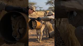 A Second Chance: Wildlife Rescuers Free Cheetah Cub from a Rusty Trap