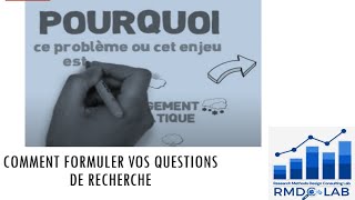 Comment formuler des questions de recherche