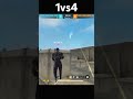 1vs4 clutch destroyed in second🍷🗿 #freefire #trending #shortsfeed