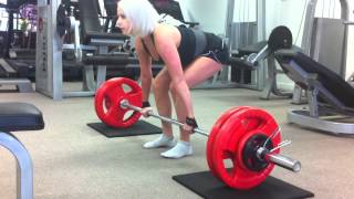 DEADLIFT 107.5kg x 4 reps Kimmy Ouston