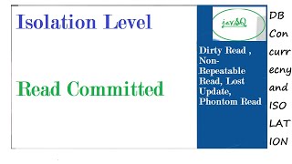 Isolation Level---Read Committed in SQL Server