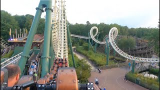 Python Efteling Vekoma Double Loop Corkscrew Onride
